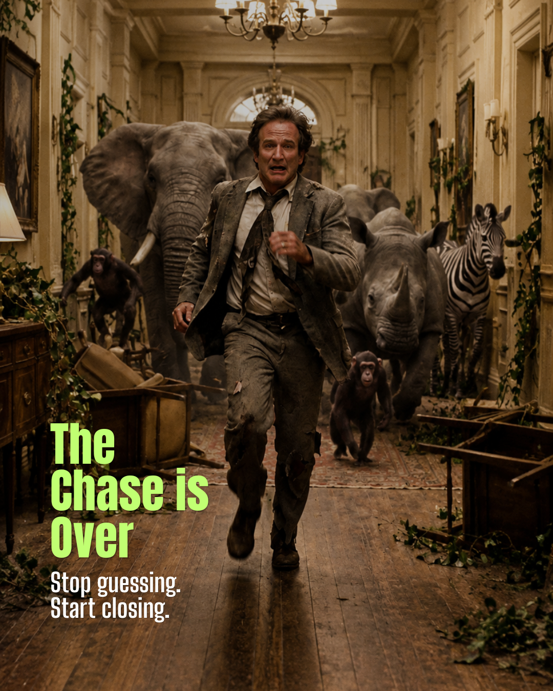 The chase is over — stop guessing, start closing