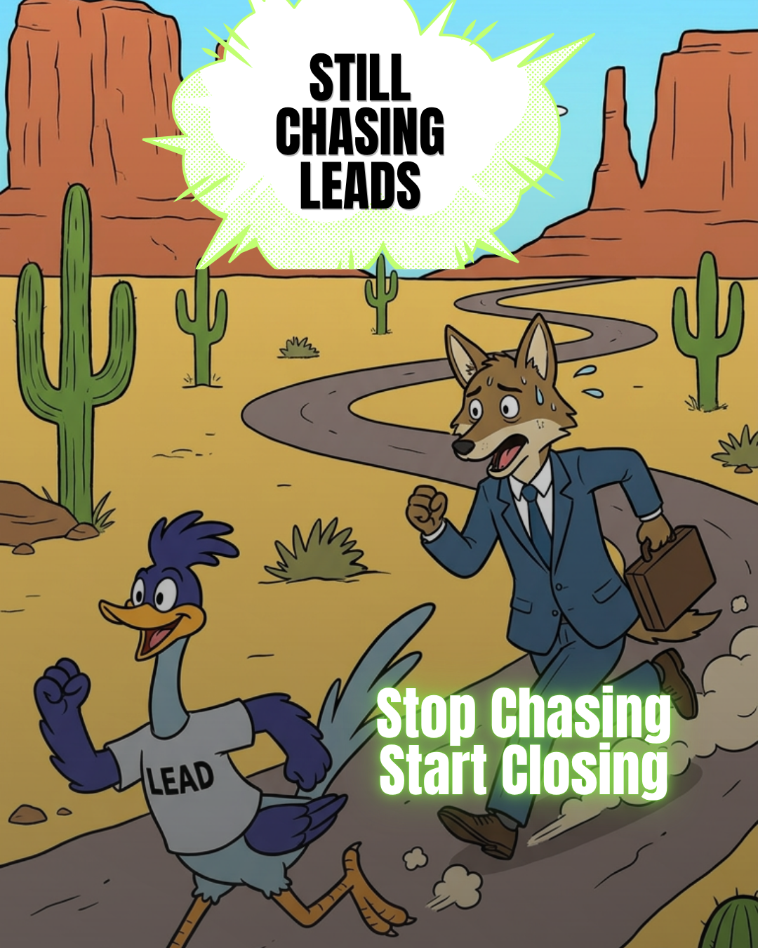 Stop chasing. Start closing.
