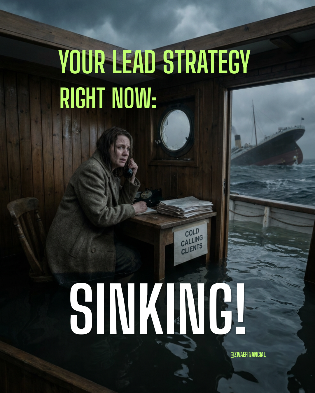 Your lead strategy right now: sinking